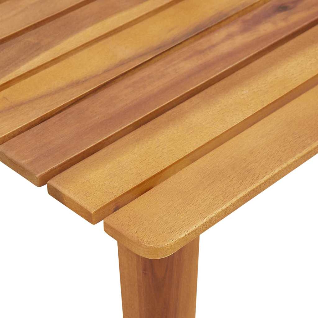 Sedia da Giardino 3 pcs Marrone Legno di Acacia Massello - immagine 9