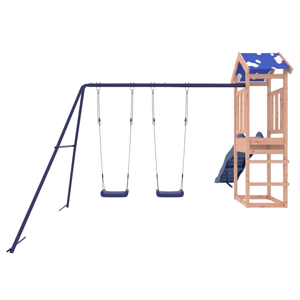 Set da Gioco da Esterno in Legno Massello di Douglas - immagine 6