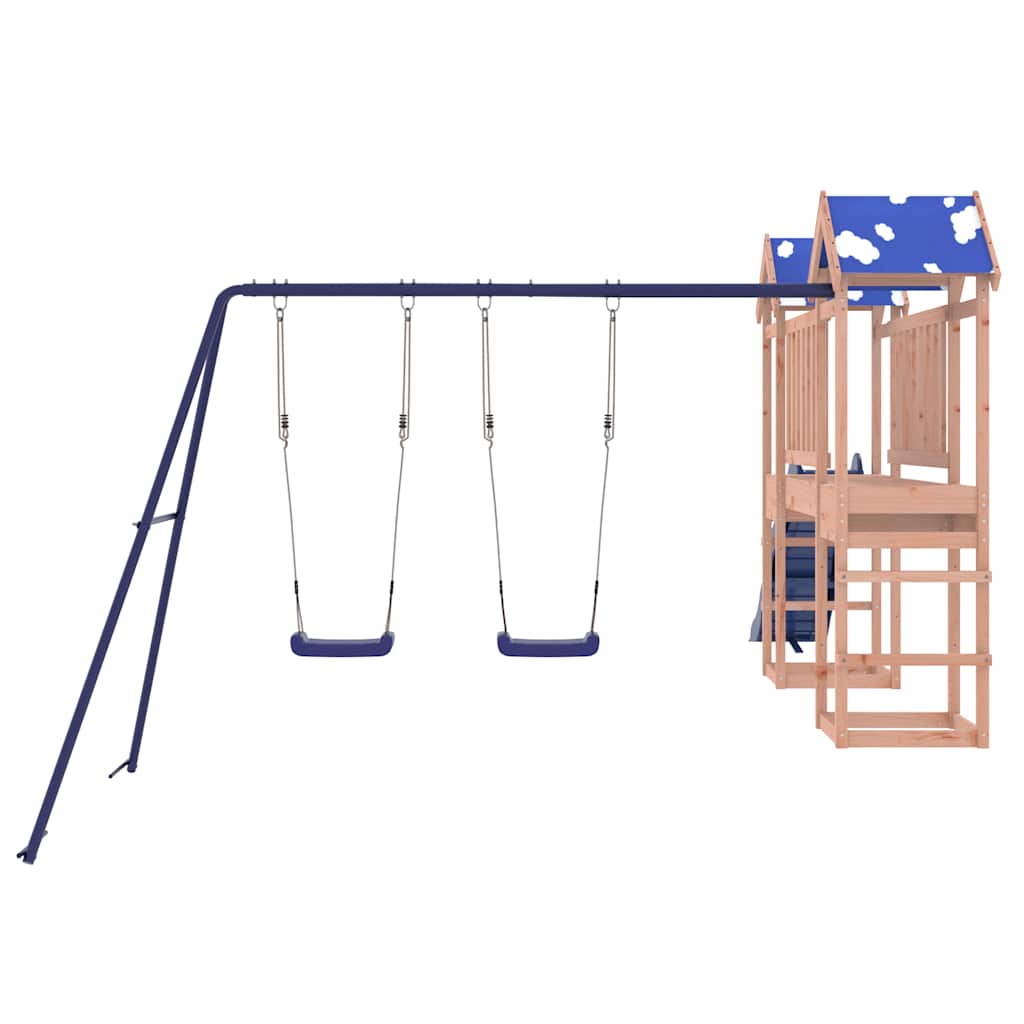 Set da Gioco da Esterno in Legno Massello di Douglas - immagine 6