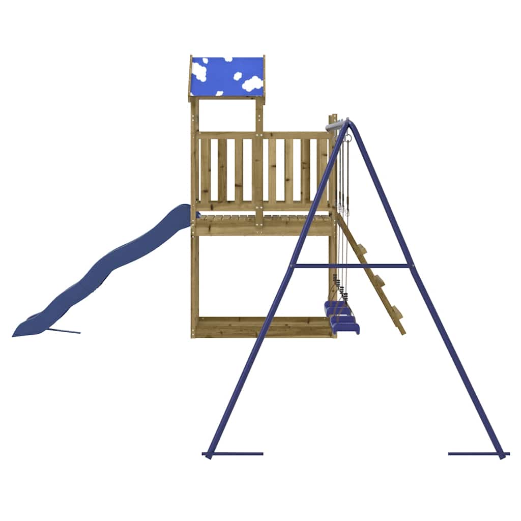 Set da Gioco da Esterno in Legno di Pino Impregnato - immagine 5