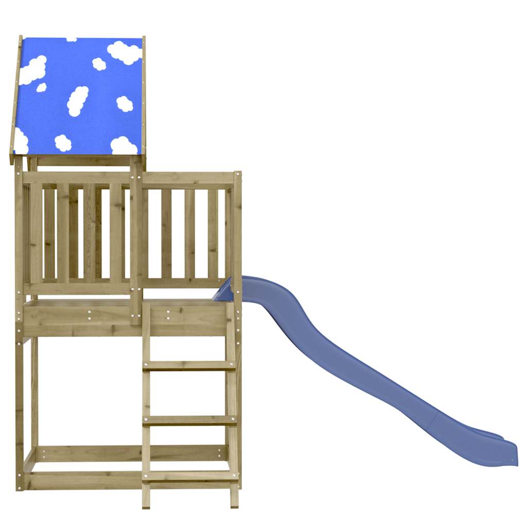 Set da Gioco da Esterno in Legno Massello di Douglas - immagine 4