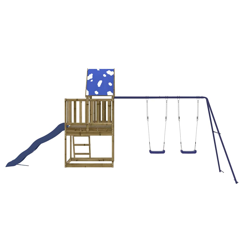 Set da Gioco da Esterno in Legno Massello di Douglas - immagine 6