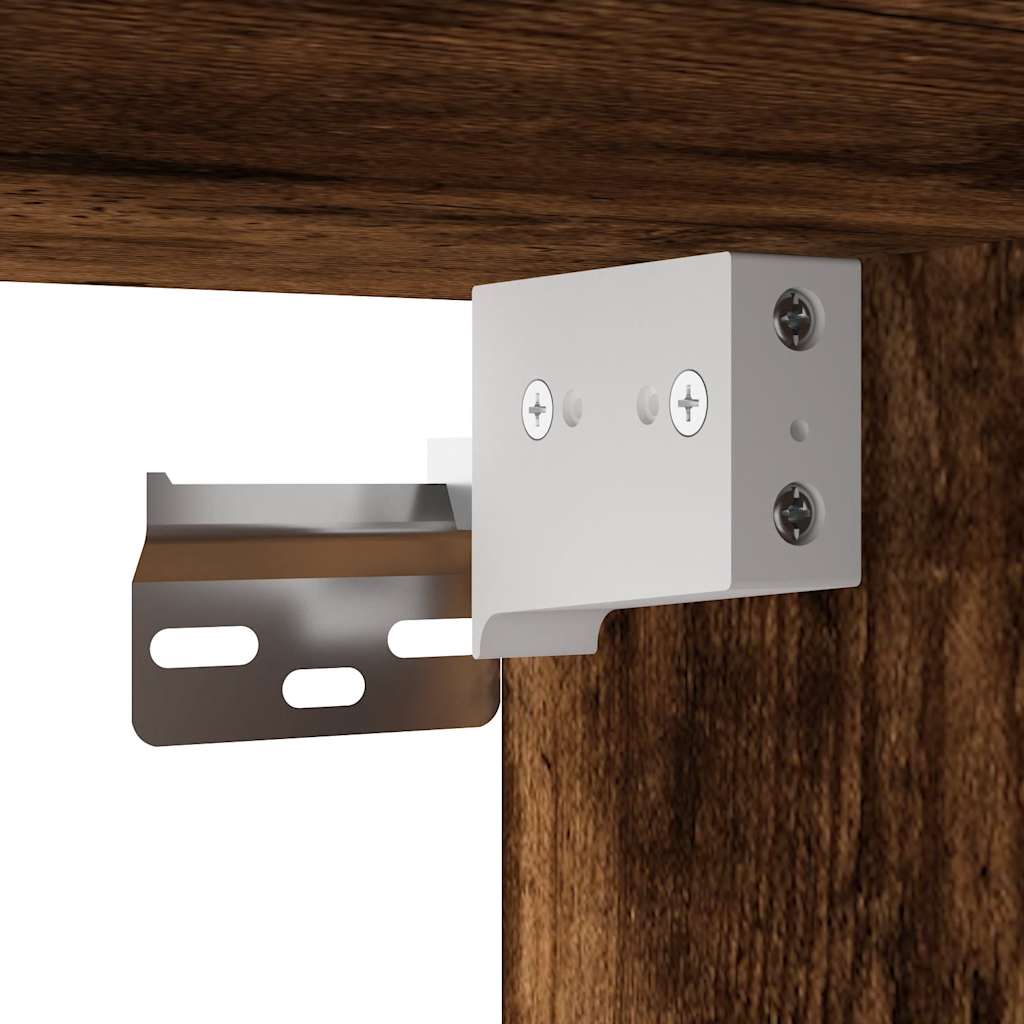 Set Mobili da Bagno 3 pz Rovere Sonoma in Legno Multistrato - immagine 8