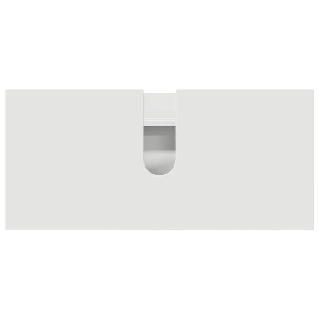 Set di mobili per il bagno 3 pcs Bianco Legno multistrato - immagine 8