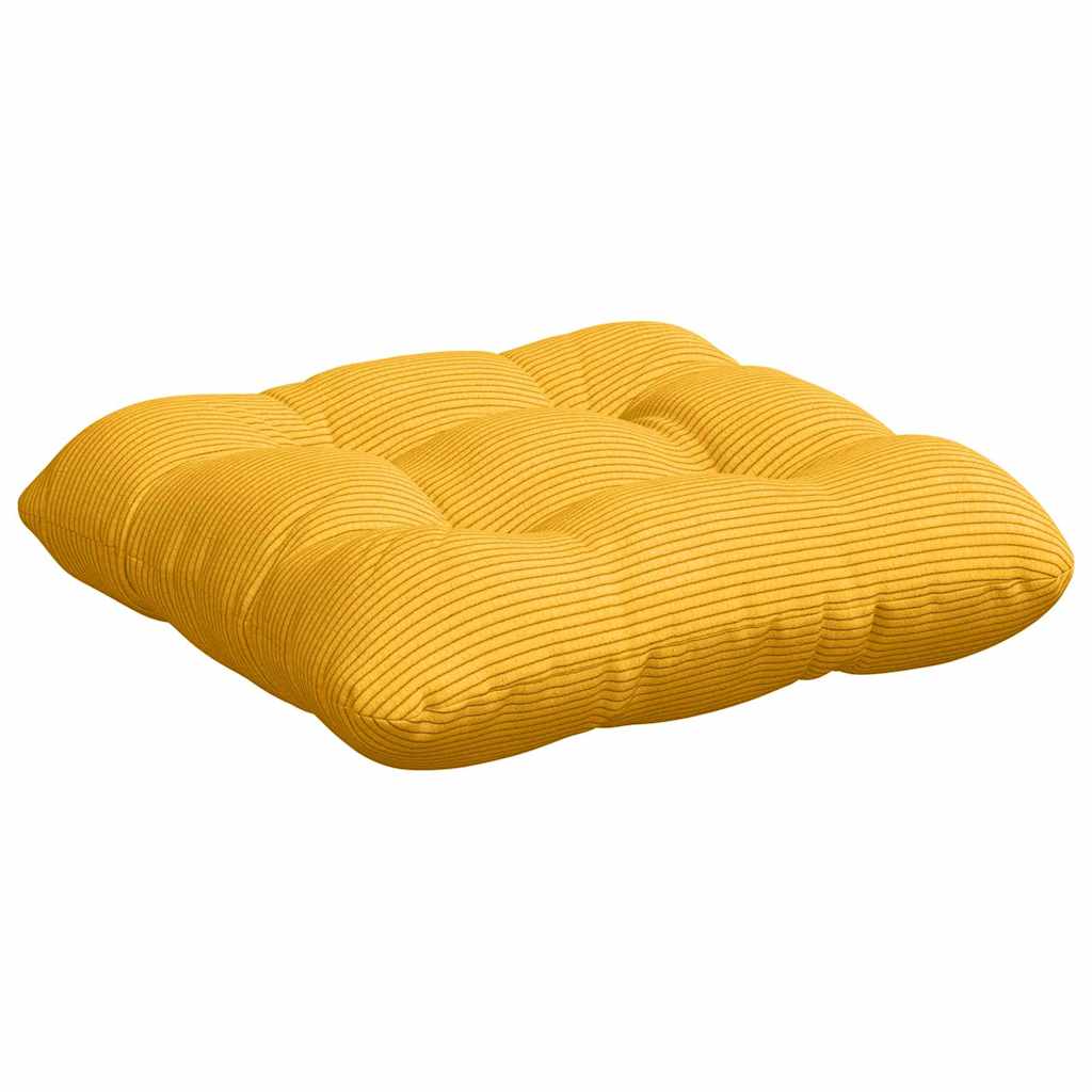 Cuscini per Seduta 4 pcs Giallo Chiaro 40 x 40 cm - immagine 5