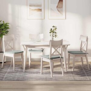 Cuscini per Seduta 4 pcs Grigio chiaro 40 x 40 x 3 cm Velluto