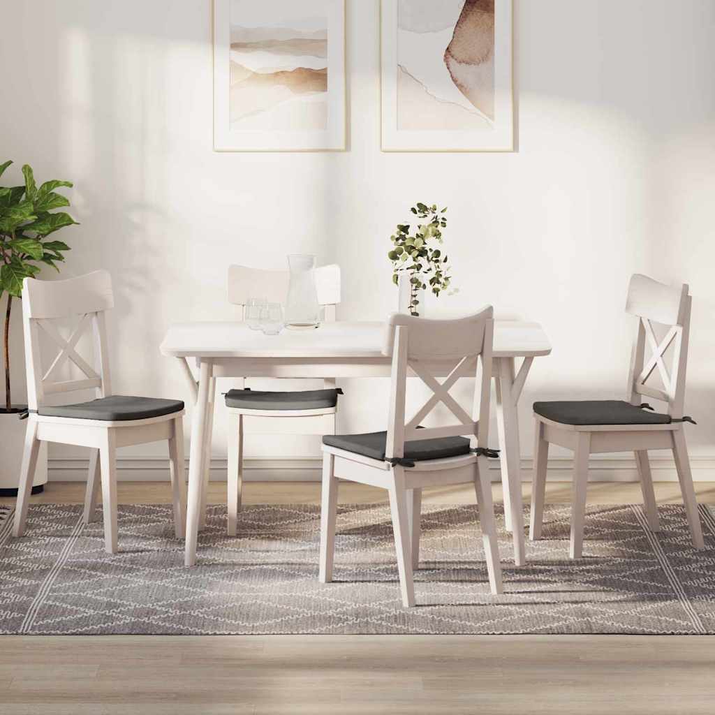 Cuscini per Seduta 4 pcs Grigio chiaro 40 x 40 x 3 cm