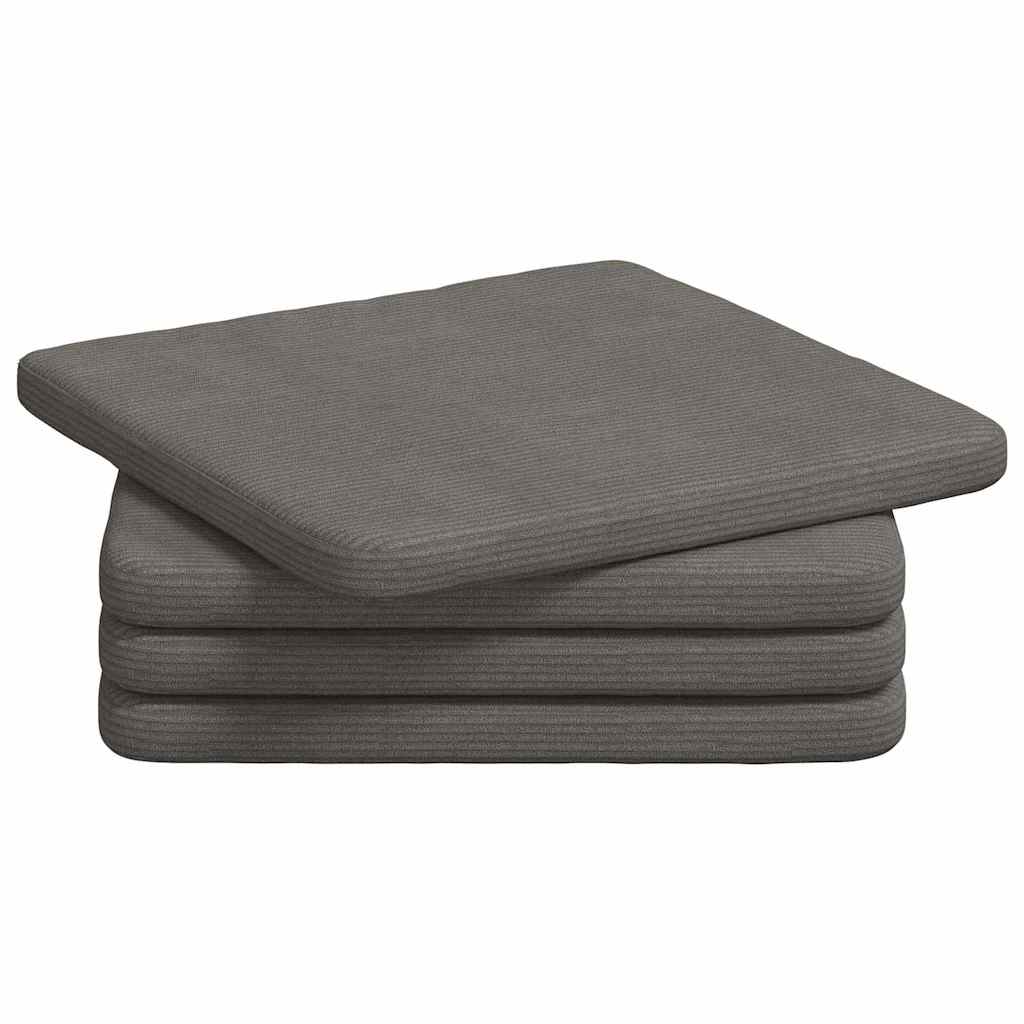 Cuscini per Seduta 4 pcs Grigio chiaro 40 x 40 x 3 cm - immagine 2