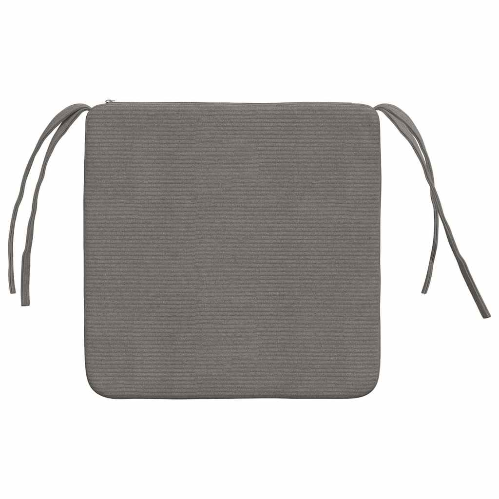Cuscini per Seduta 4 pcs Grigio chiaro 40 x 40 x 3 cm - immagine 7