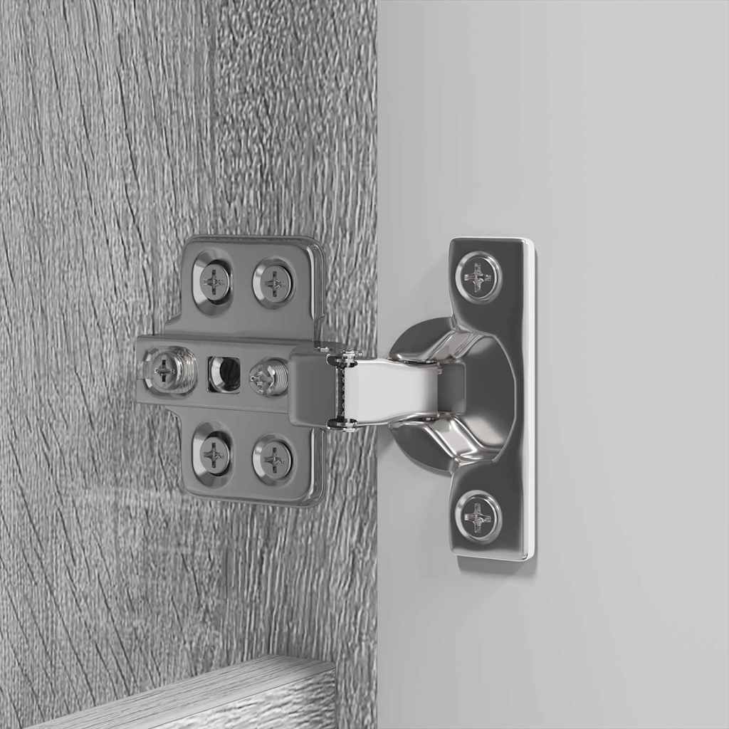 Set di mobili per il bagno con cassetto 3 pcs Grigio Sonoma - immagine 9