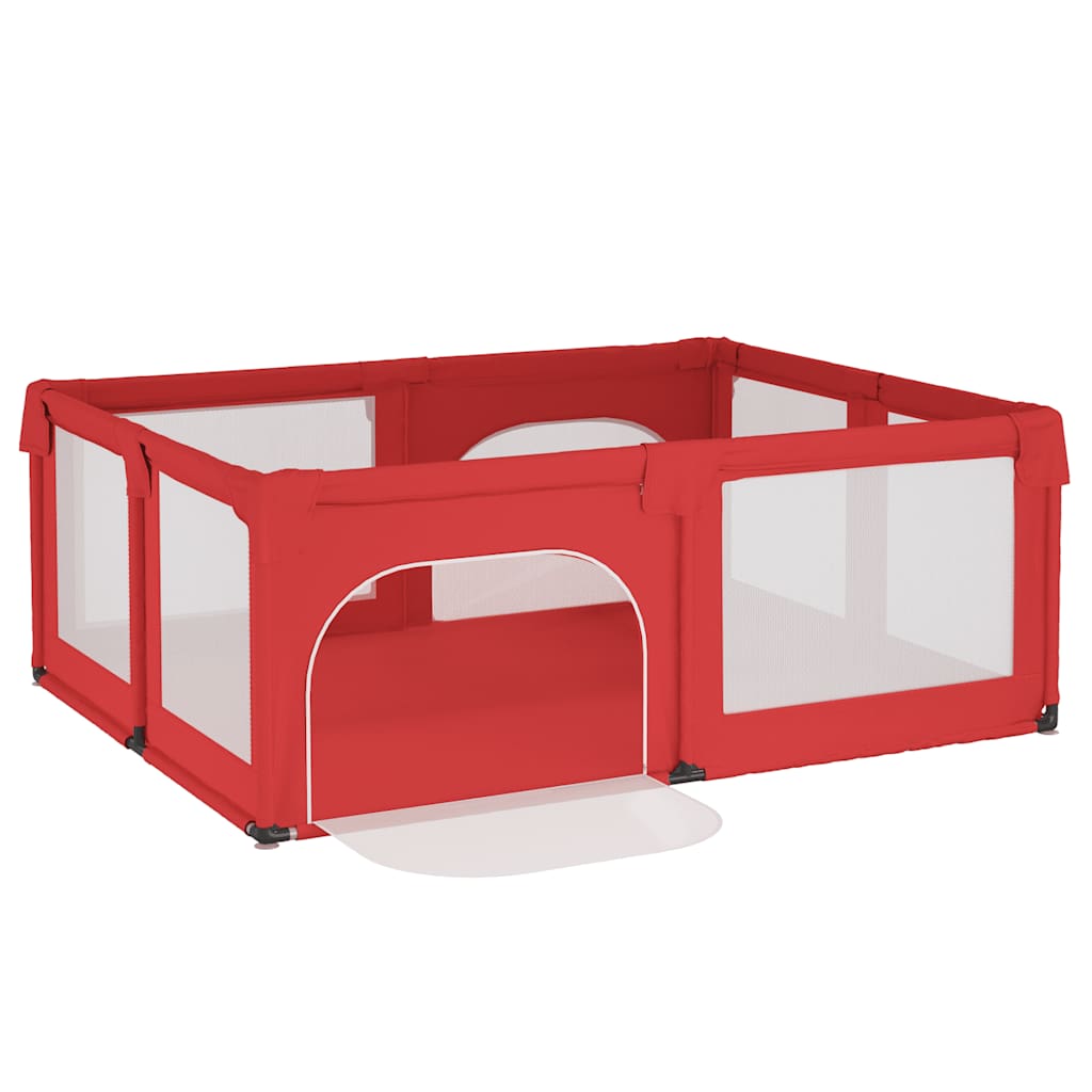 Box per Bambini con 2 Porte Rosso in Tessuto Oxford - immagine 4