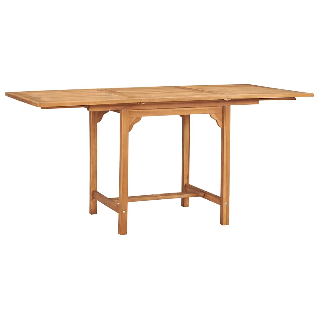 Set da Pranzo da Giardino 5 pz in Legno Massello di Teak - immagine 4