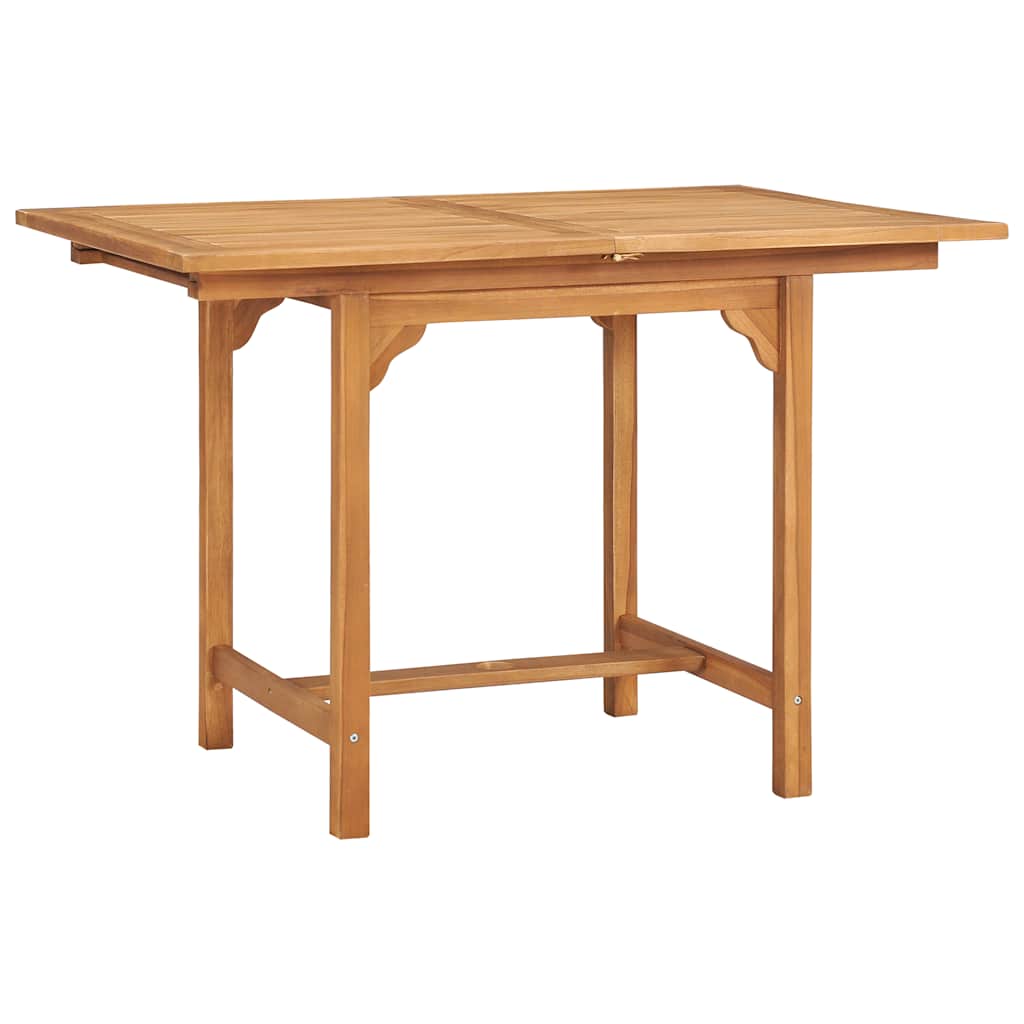 Set da Pranzo da Giardino 5 pz in Legno Massello di Teak - immagine 6