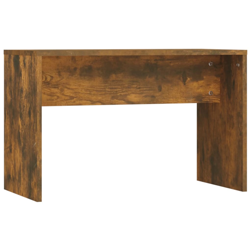 Set Tavolo da Toeletta con LED Rovere Fumo in Legno Multistrato - immagine 8