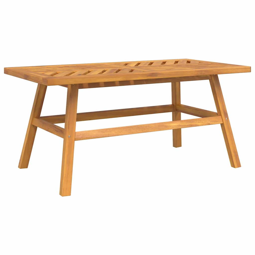 Set Lounge da Giardino 5 pcs Marrone Legno di Acacia Massello - immagine 7