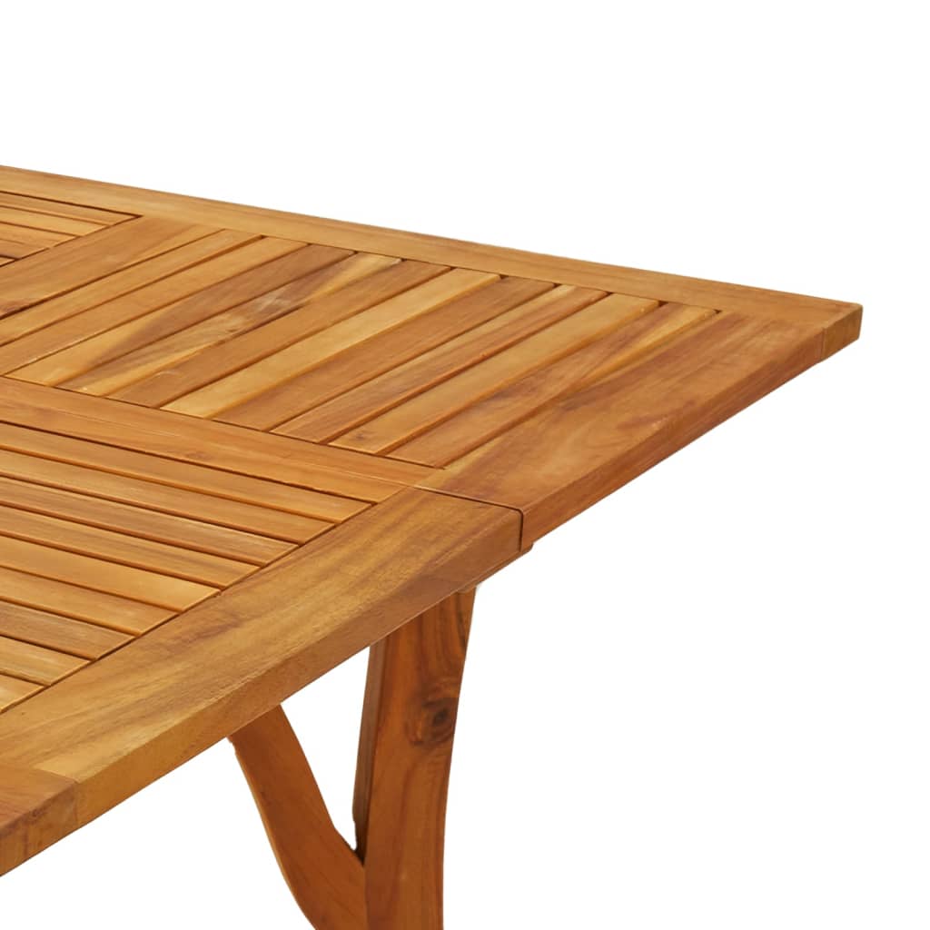 Tavolo da Giardino 85x85x75 cm Legno Massello di Acacia - immagine 4
