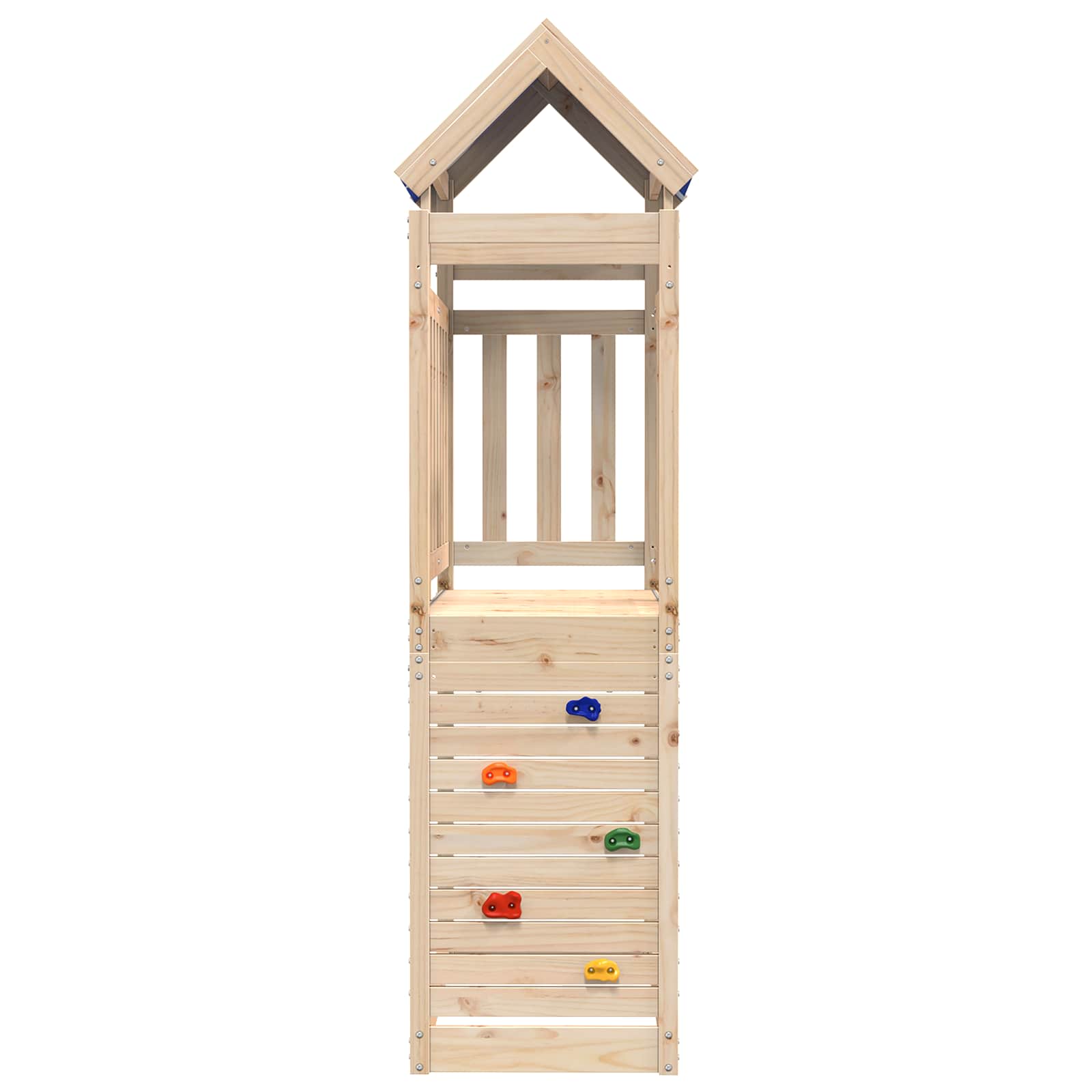 Torre da Gioco Marrone 110.5 x 52.5 x 215 cm Pino massello - immagine 2