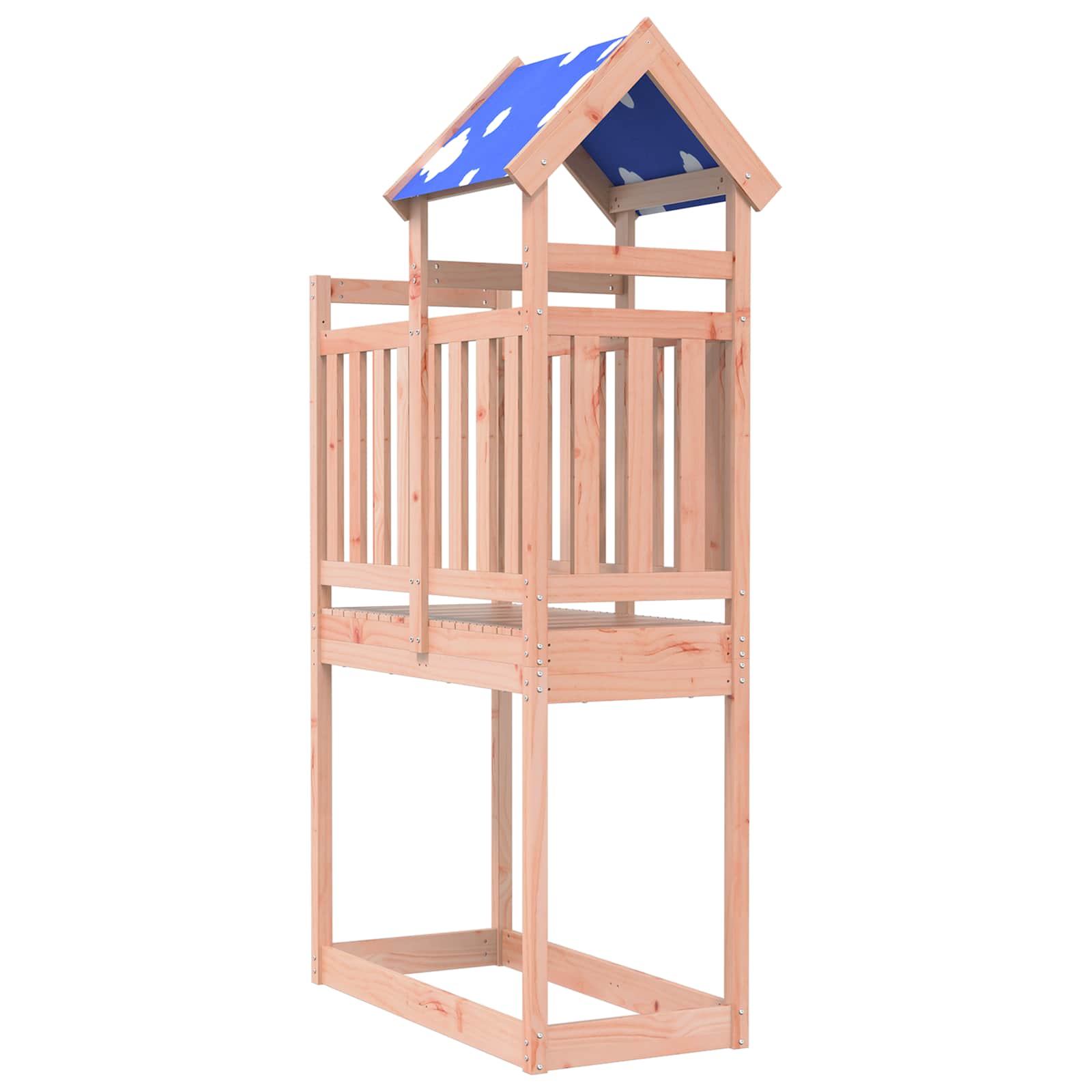Torre da Gioco Marrone Legno Douglas Solido