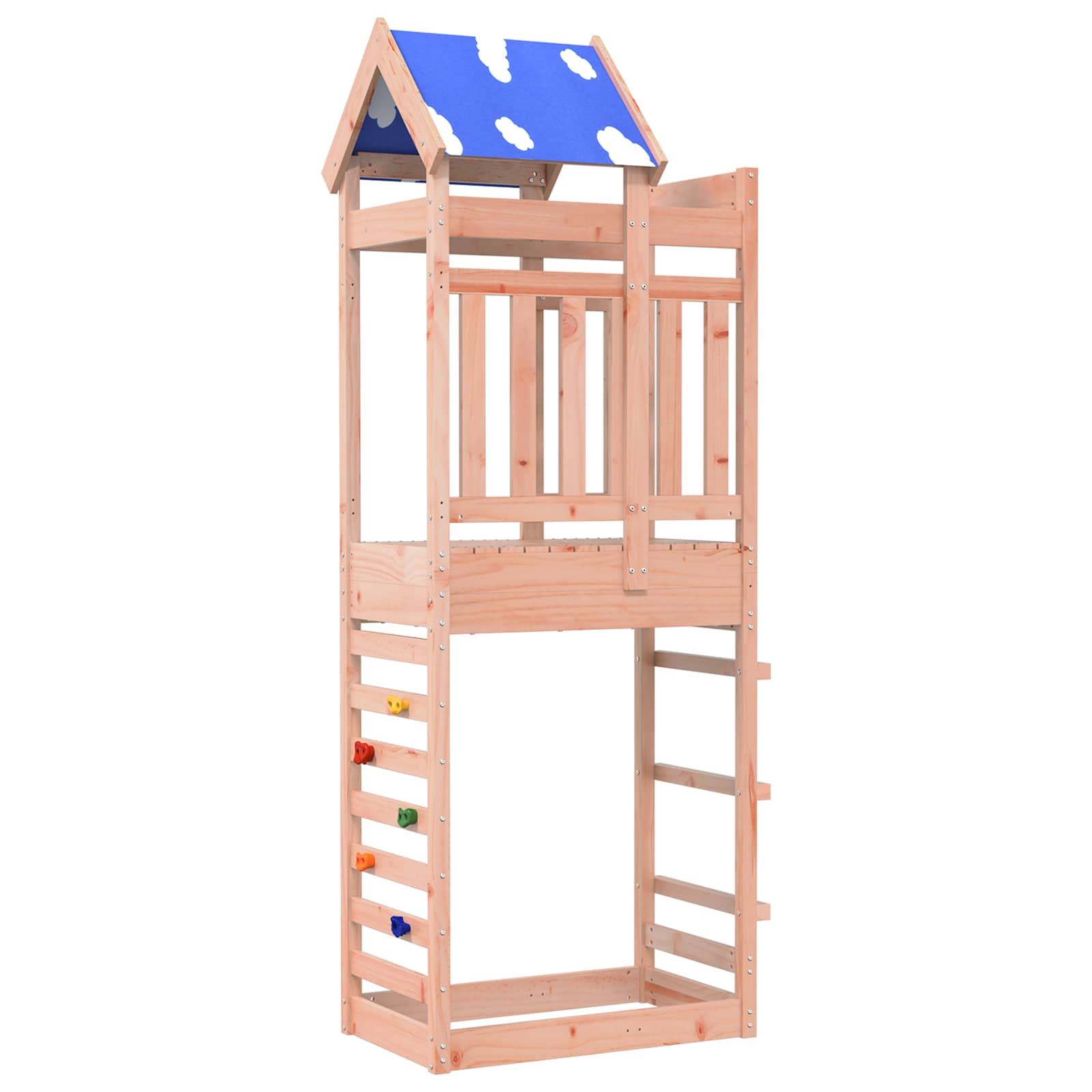Torre da Gioco Marrone 85 x 52,5 x 239 cm Legno Douglas Solido - immagine 4