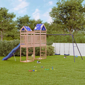 Set da Gioco da Esterno in Legno Massello di Douglas