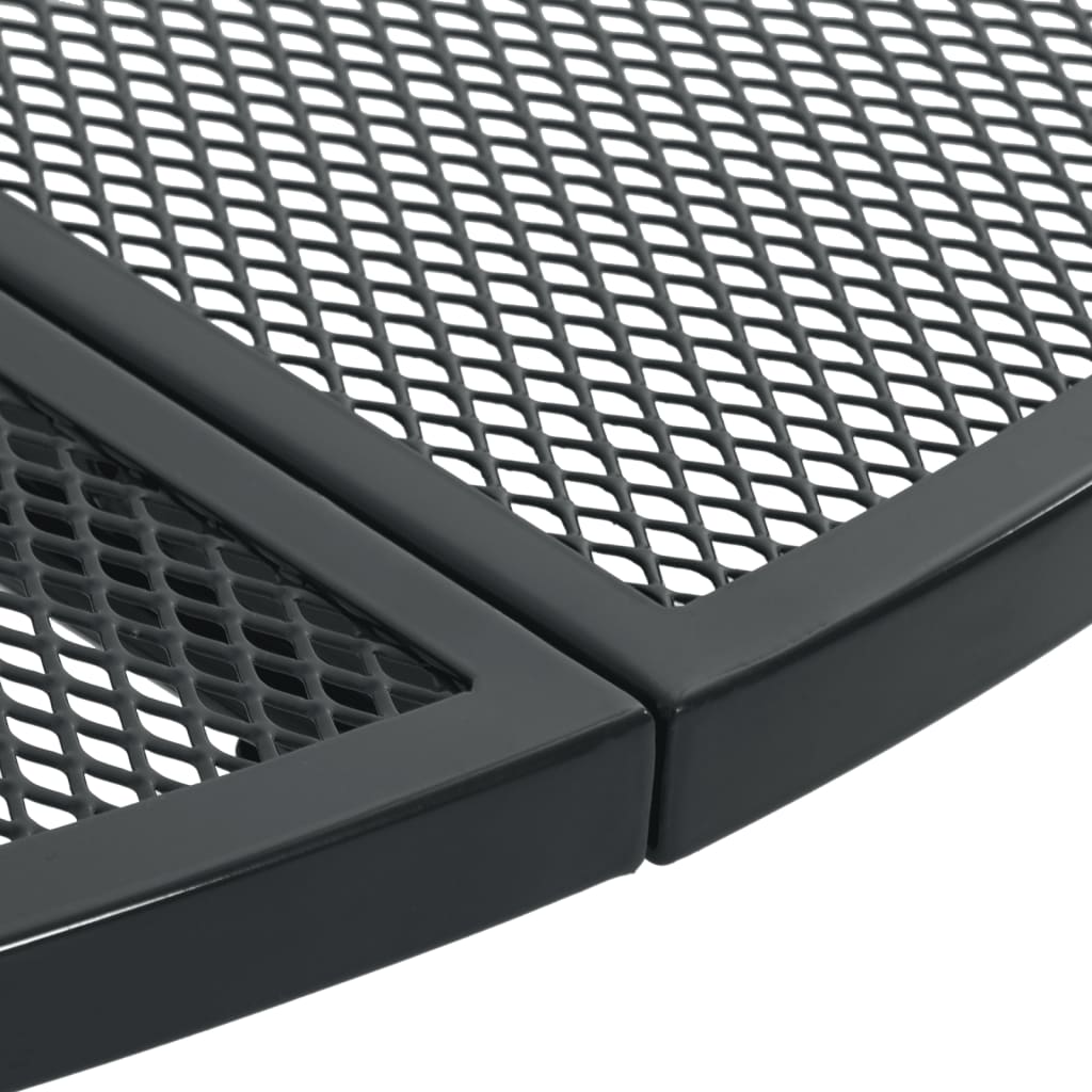 Sedie da Cucina Impilabili 3 pz Antracite in Acciaio Verniciato - immagine 8