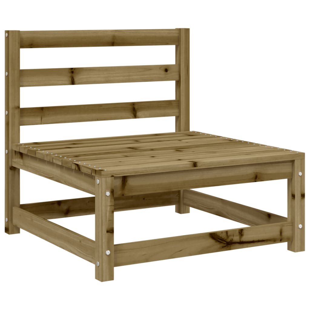Set Divani da Giardino 11 pz in Legno Massello di Pino - immagine 4