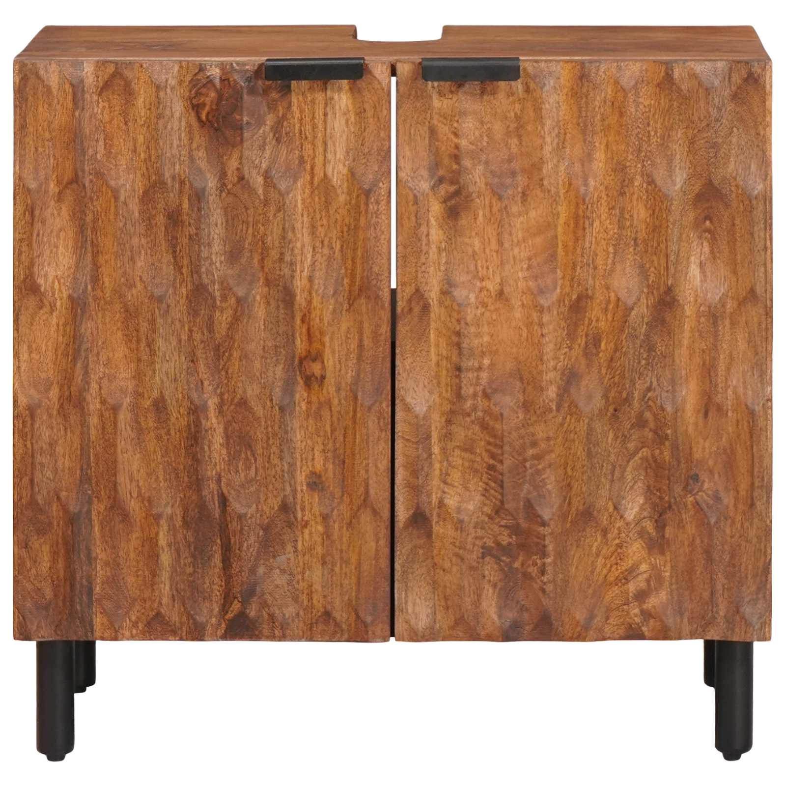 Armadio per Lavabo da Bagno Tinta unita Marrone - immagine 3