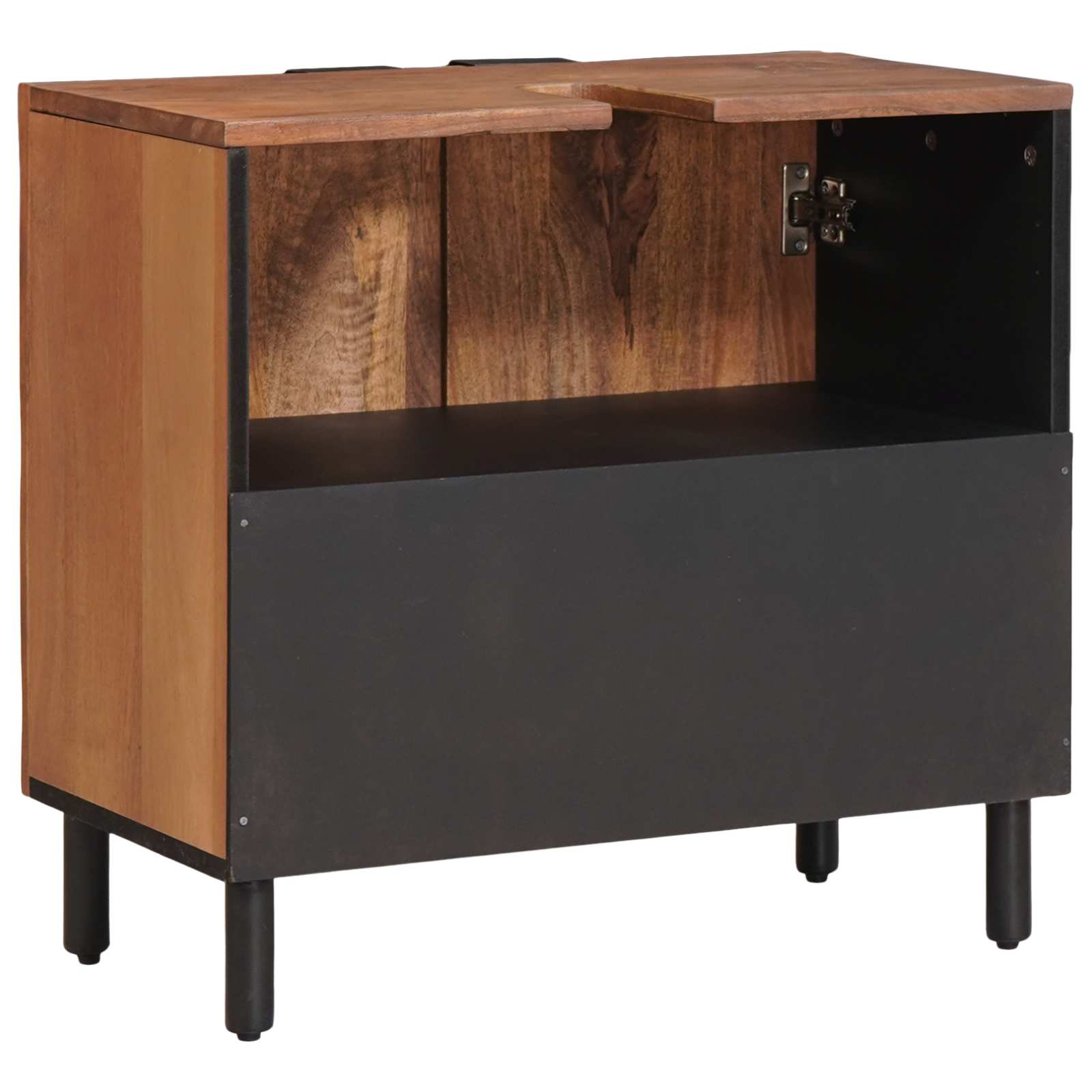 Armadio per Lavabo da Bagno Tinta unita Marrone - immagine 5