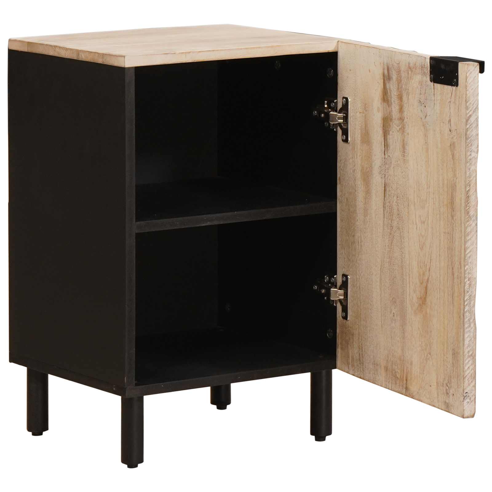 Mobile da Bagno Bianco 38 x 33 x 58 cm Legno di mango massello - immagine 2