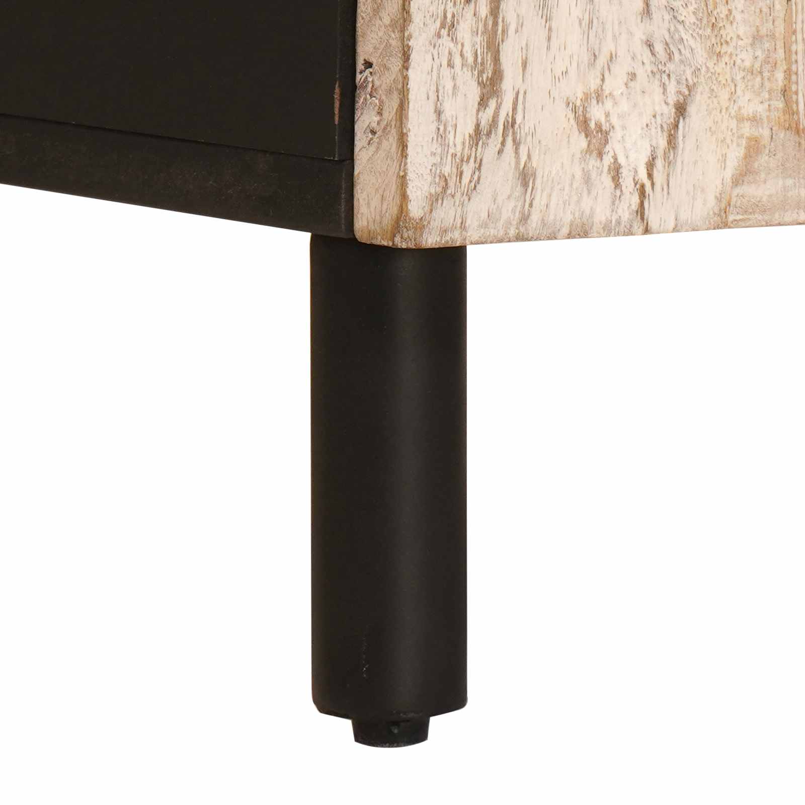 Mobile da Bagno Bianco 38 x 33 x 58 cm Legno di mango massello - immagine 7