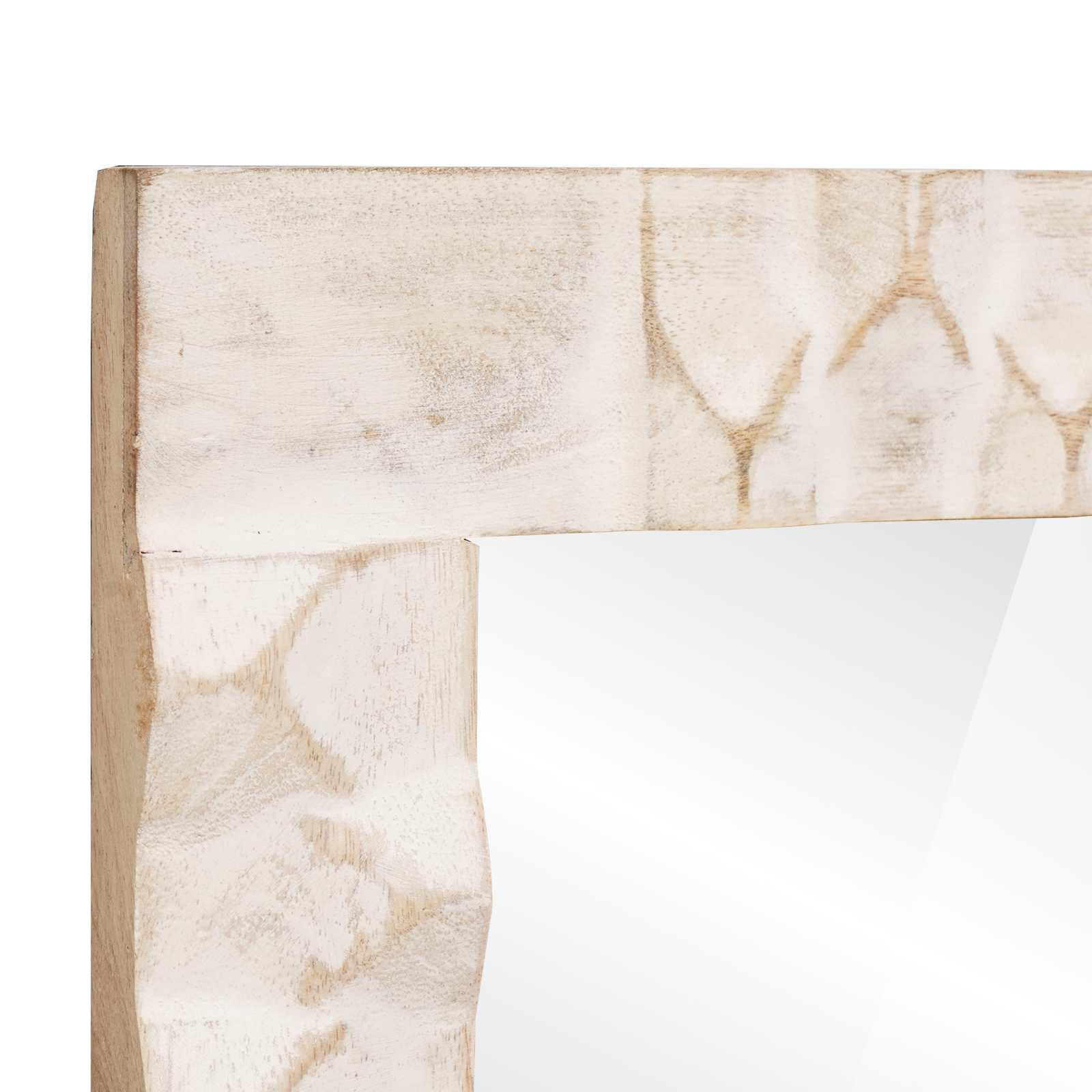 Specchio da bagno Finitura Bianco Lavato 50 x 70 x 3 cm - immagine 4