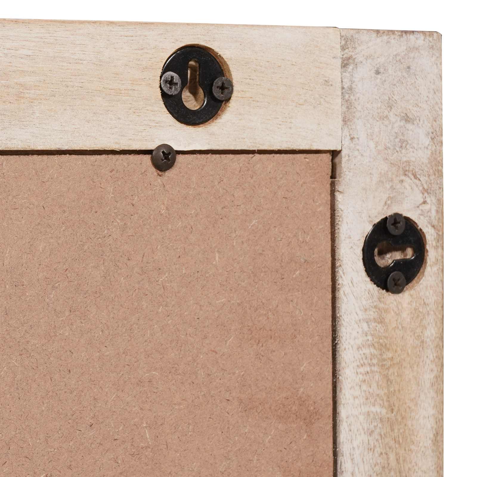 Specchio da bagno Finitura Bianco Lavato 50 x 70 x 3 cm - immagine 5