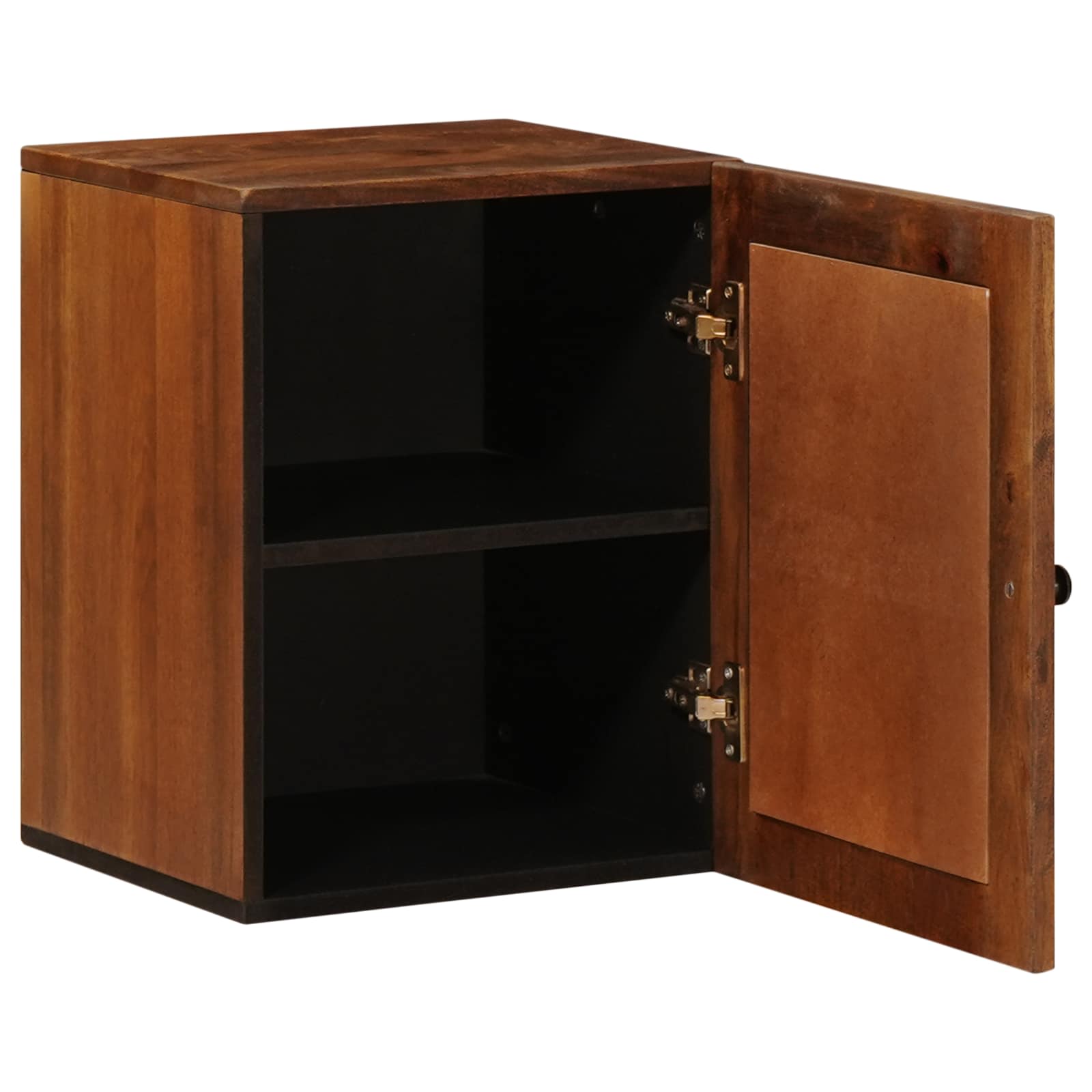 Mobile Appeso da Bagno con archiviazione Noce 38 x 33,5 x 48 cm - immagine 2