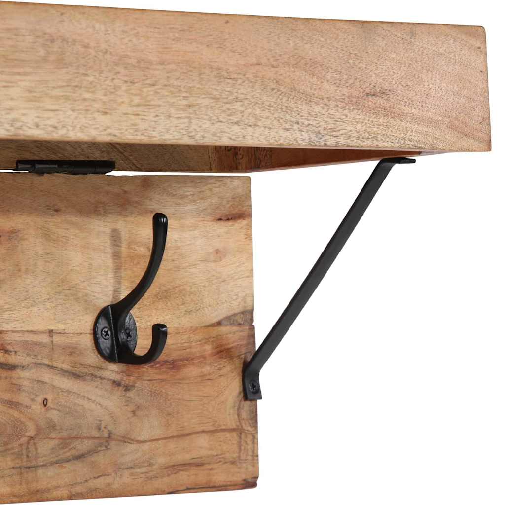 Appendiabiti Marrone 73 x 19 x 23 cm Legno massello di acacia - immagine 8