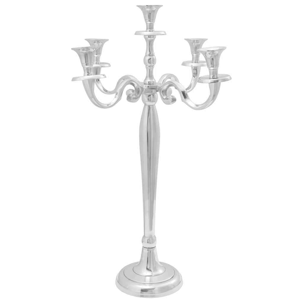 Candelabro Argento 39 x 39 x 60 cm Alluminio - immagine 2
