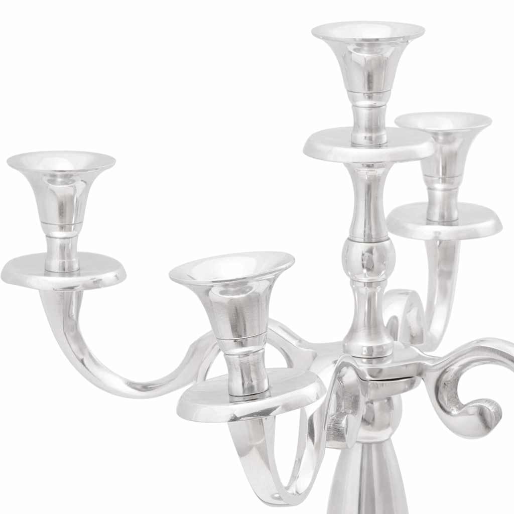 Candelabro Argento 39 x 39 x 60 cm Alluminio - immagine 3