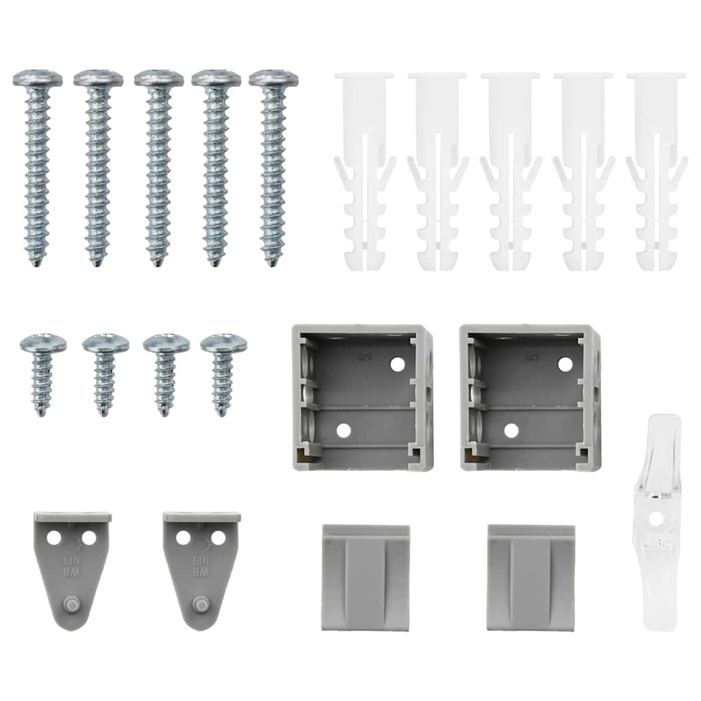 Tenda per Finestra con tende Argento Alluminio - immagine 9