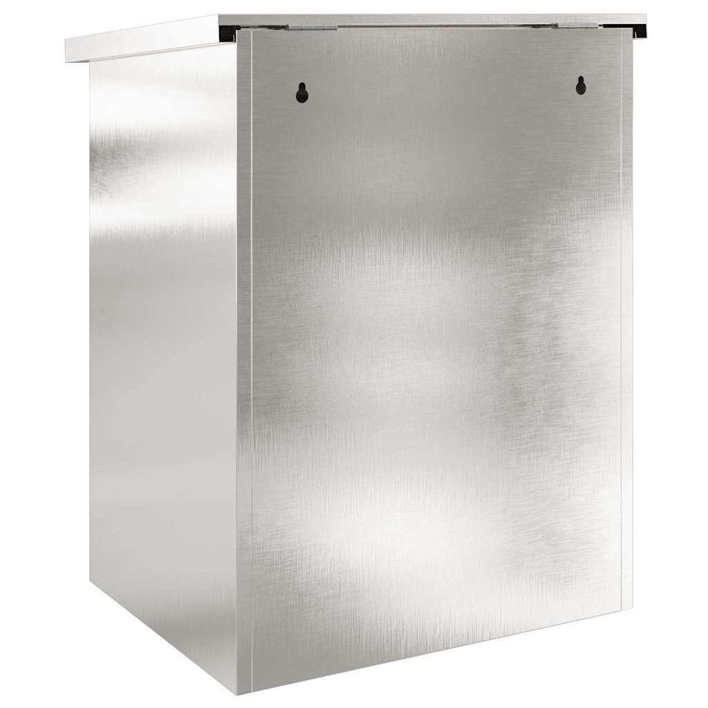 Cassetta per pacchi Nero 47.5 x 38 x 59 cm Acciaio inossidabile - immagine 7