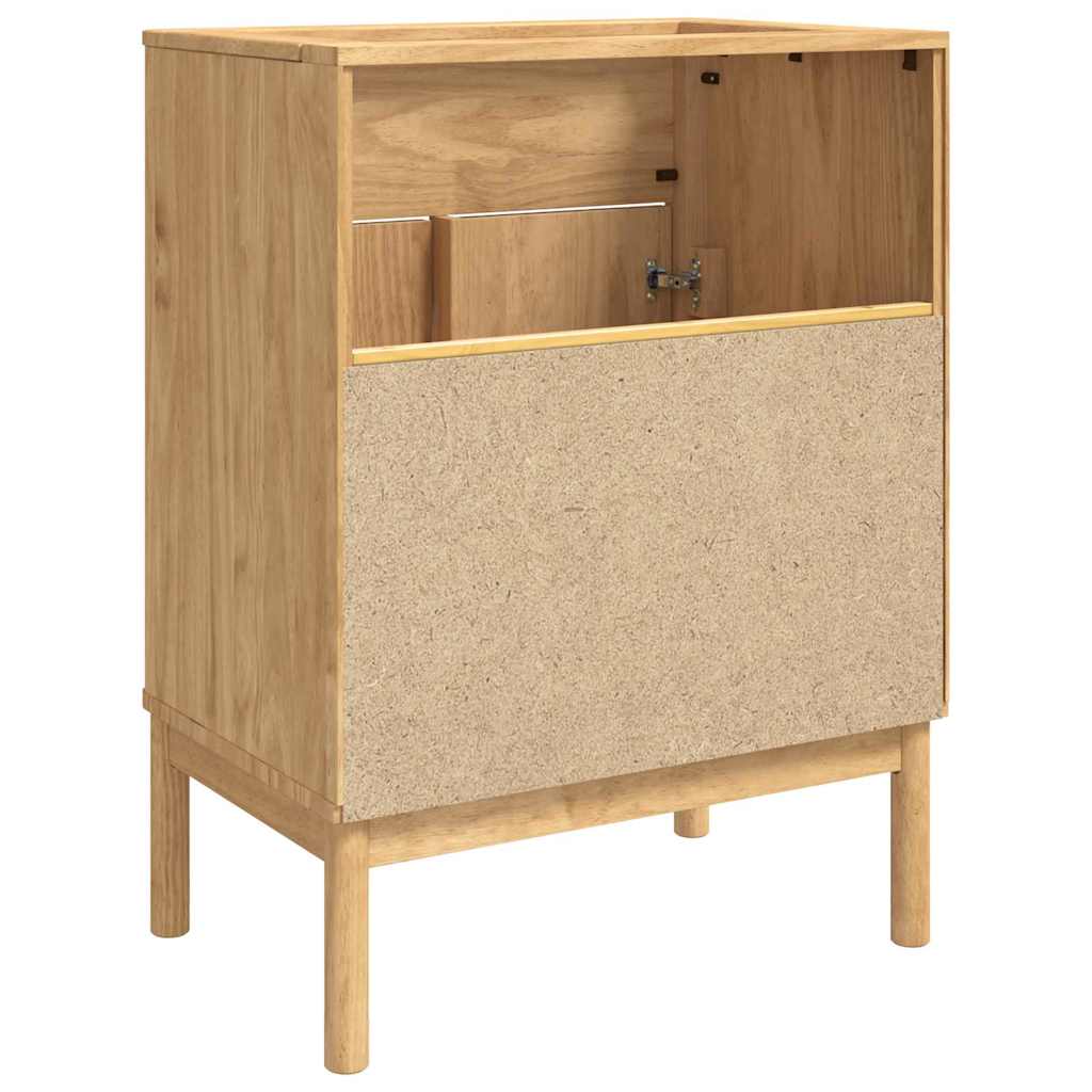 Armadio per Lavabo da Bagno FLORO Cera marrone 60 x 40 x 80 cm - immagine 8