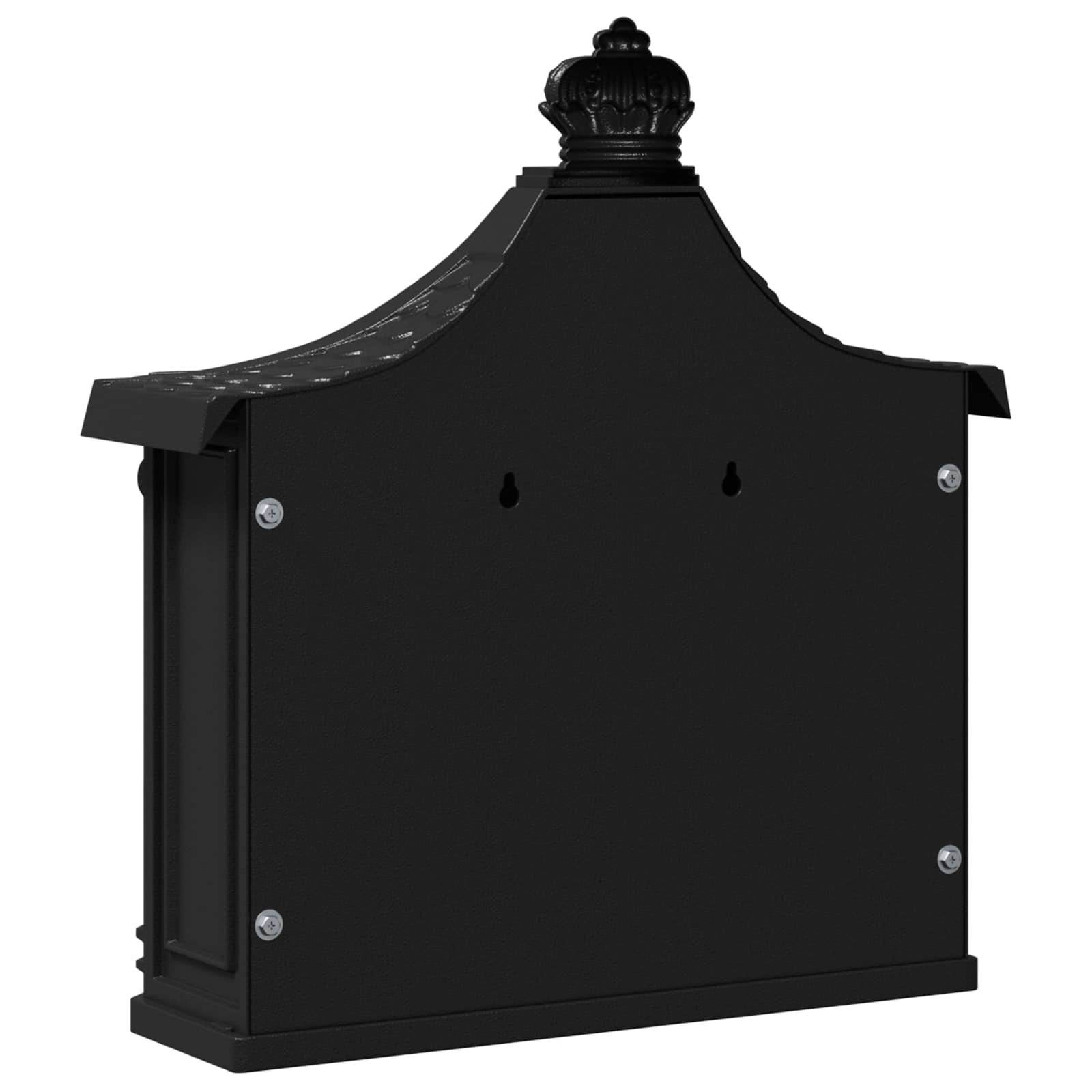 Cassetta Postale da Muro con porta Nero 40,5 x 15,5 x 44 cm - immagine 8