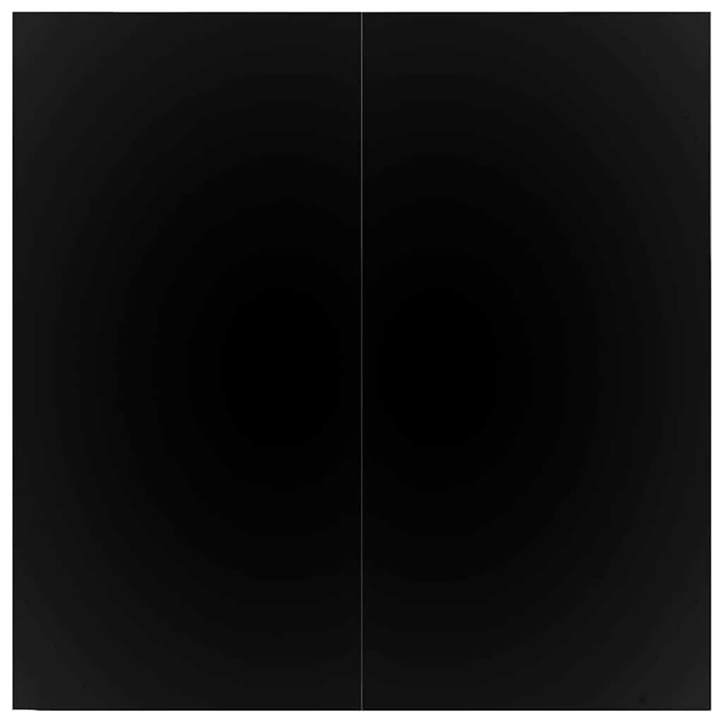 Set da Pranzo per Giardino con cuscino 3 pcs Nero polyrattan - immagine 8